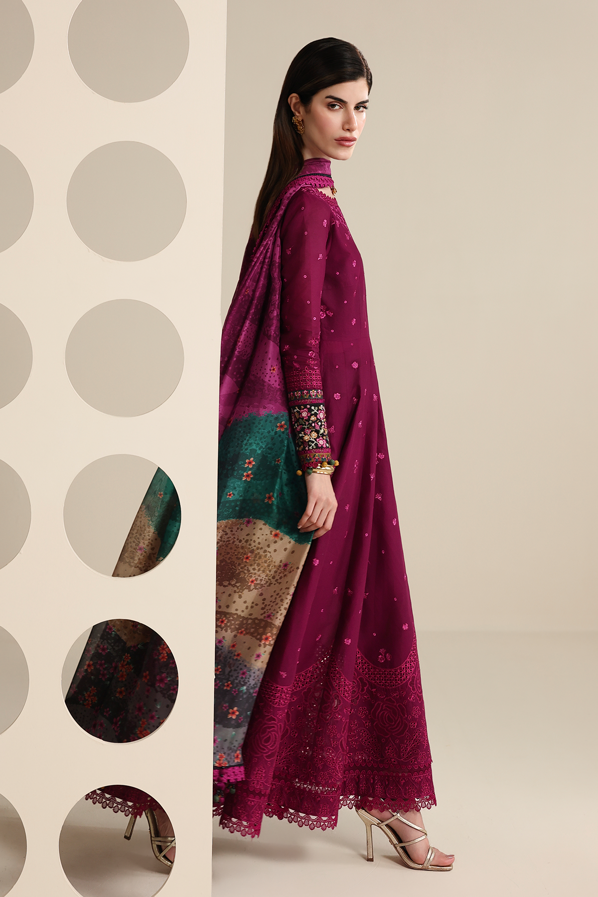 EMBROIDERED LAWN IL26-D02 JZ-IL26-D02-1-S | 3 PIECES
