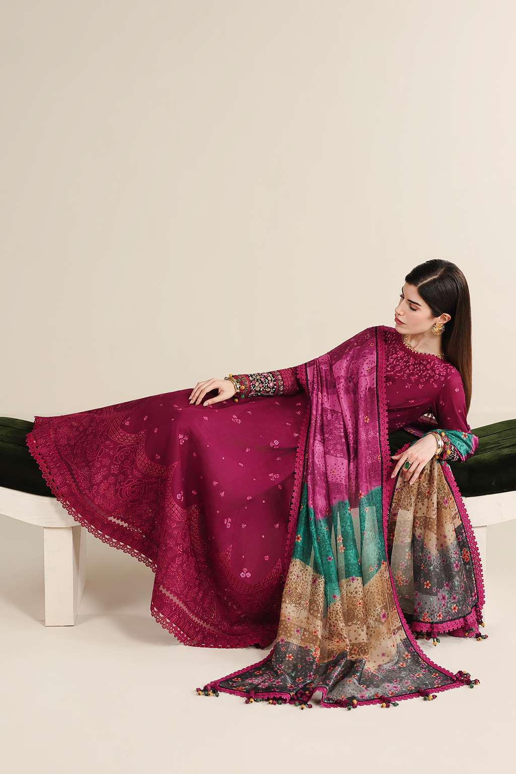 EMBROIDERED LAWN IL26-D02 JZ-IL26-D02-1-S | 3 PIECES