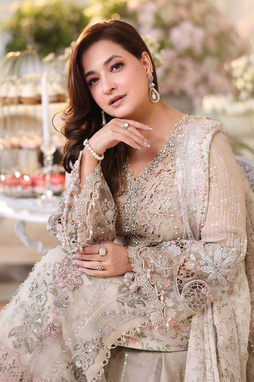 3 Piece Embroidered Chiffon Suit