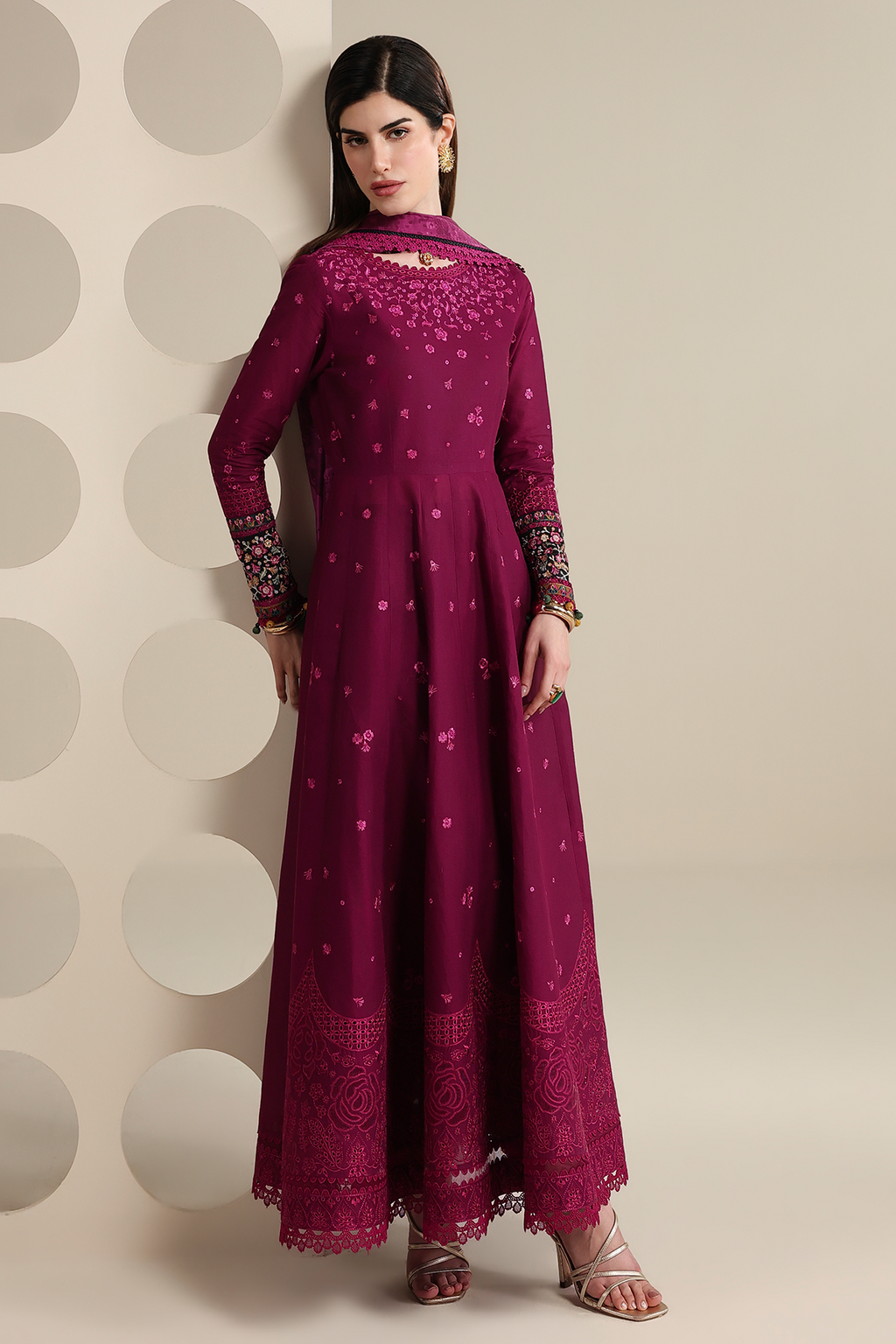 EMBROIDERED LAWN IL26-D02 JZ-IL26-D02-1-S | 3 PIECES