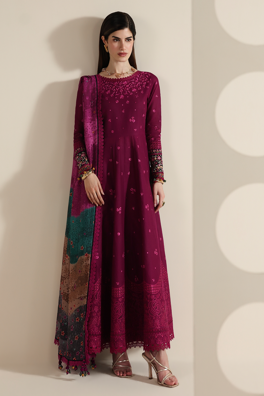 EMBROIDERED LAWN IL26-D02 JZ-IL26-D02-1-S | 3 PIECES