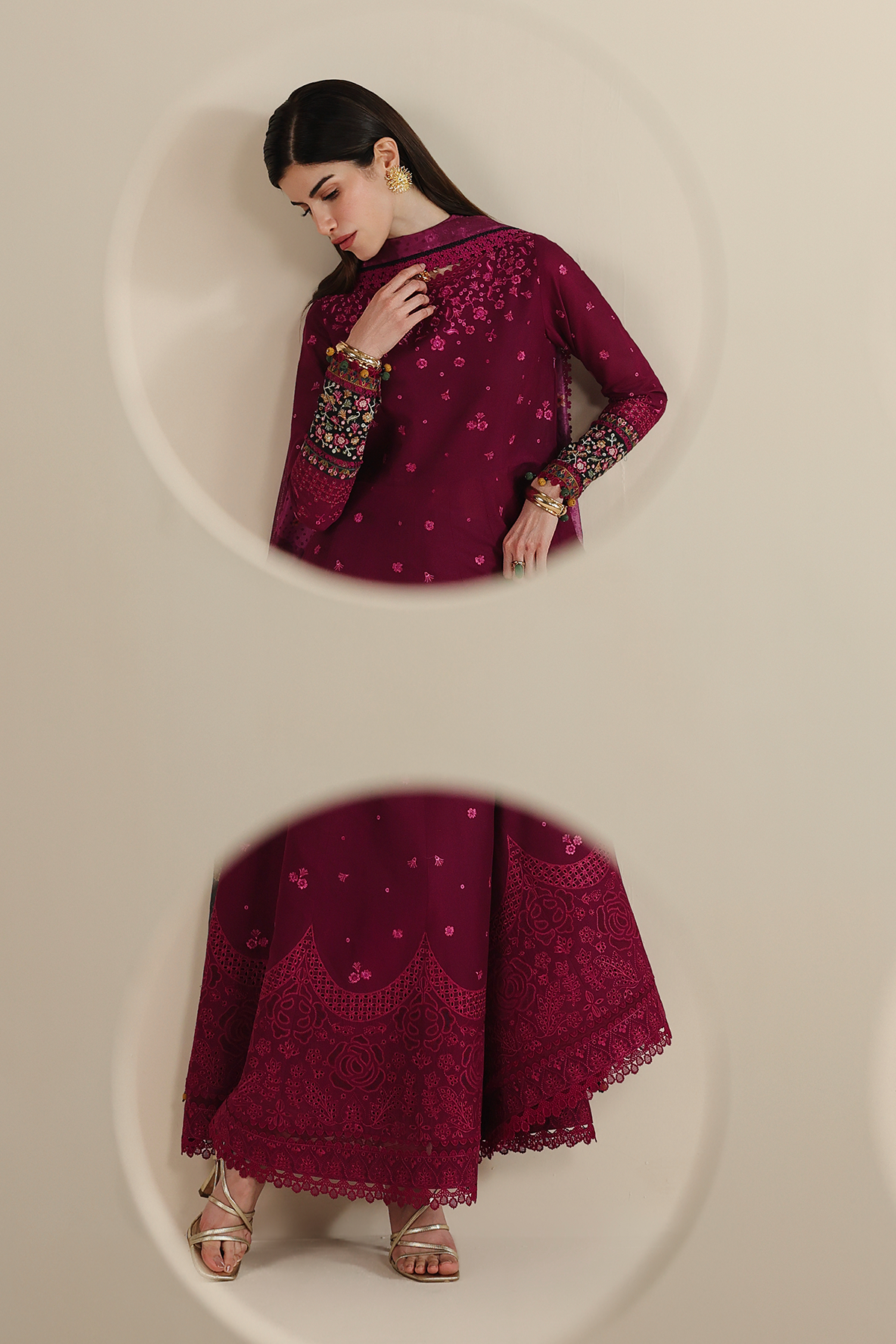 EMBROIDERED LAWN IL26-D02 JZ-IL26-D02-1-S | 3 PIECES