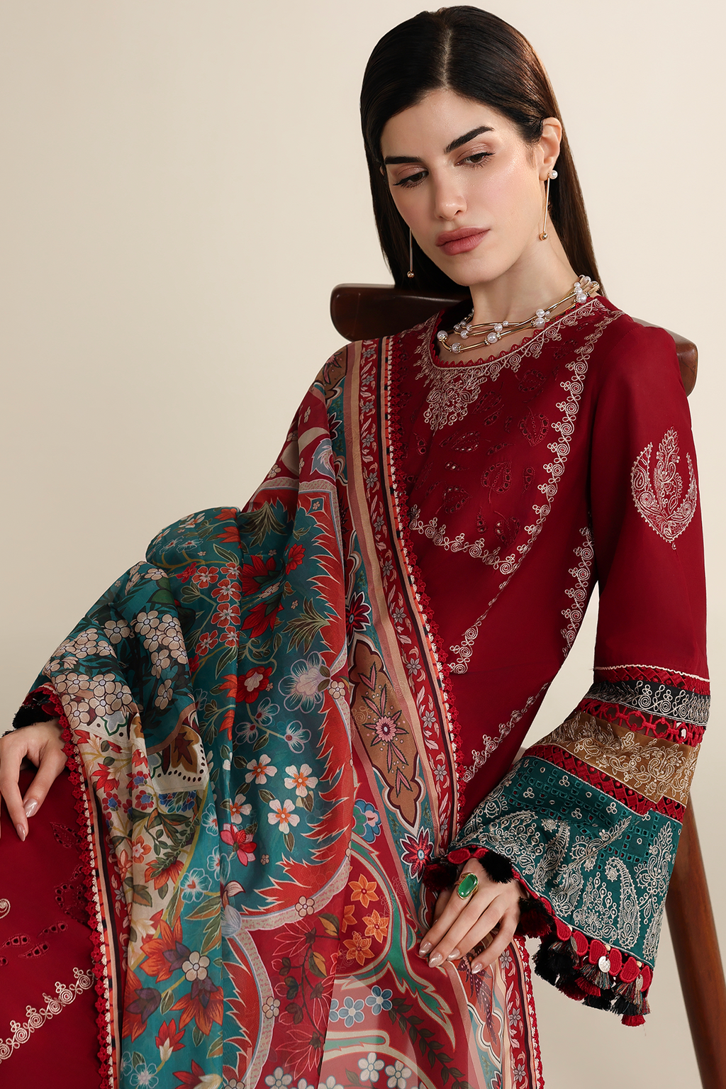 EMBROIDERED LAWN IL26-D08 JZ-IL26-D08-0 | 3 PIECES