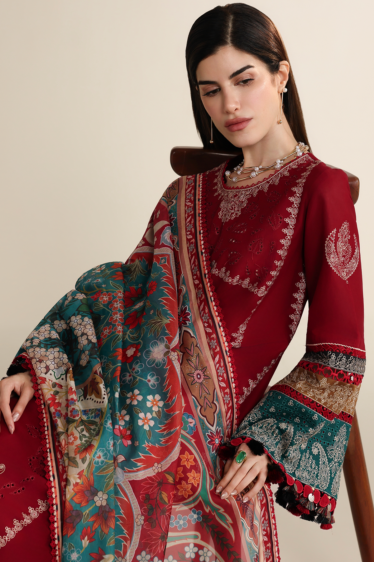 EMBROIDERED LAWN IL26-D08 JZ-IL26-D08-0 | 3 PIECES