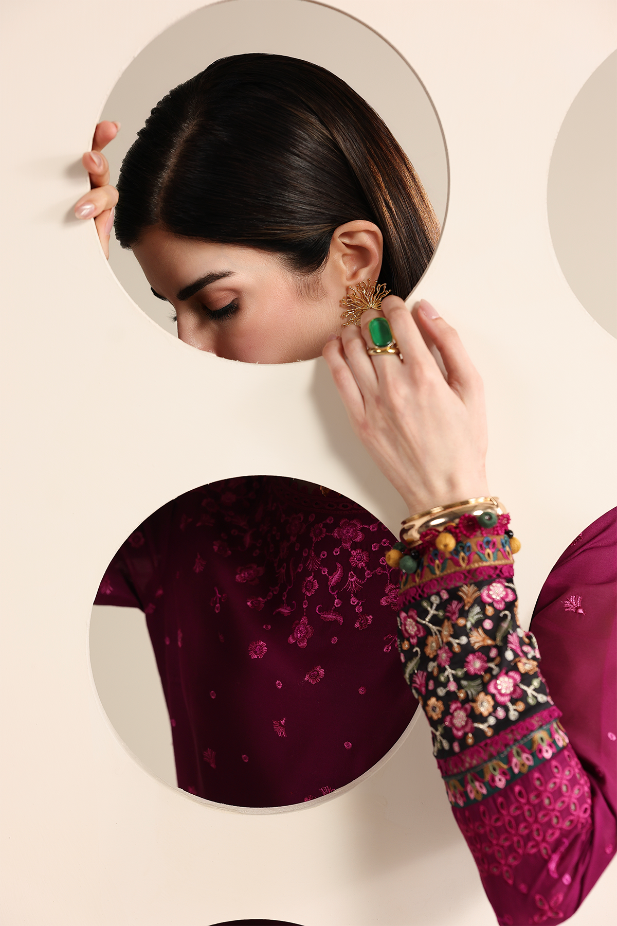 EMBROIDERED LAWN IL26-D02 JZ-IL26-D02-1-S | 3 PIECES