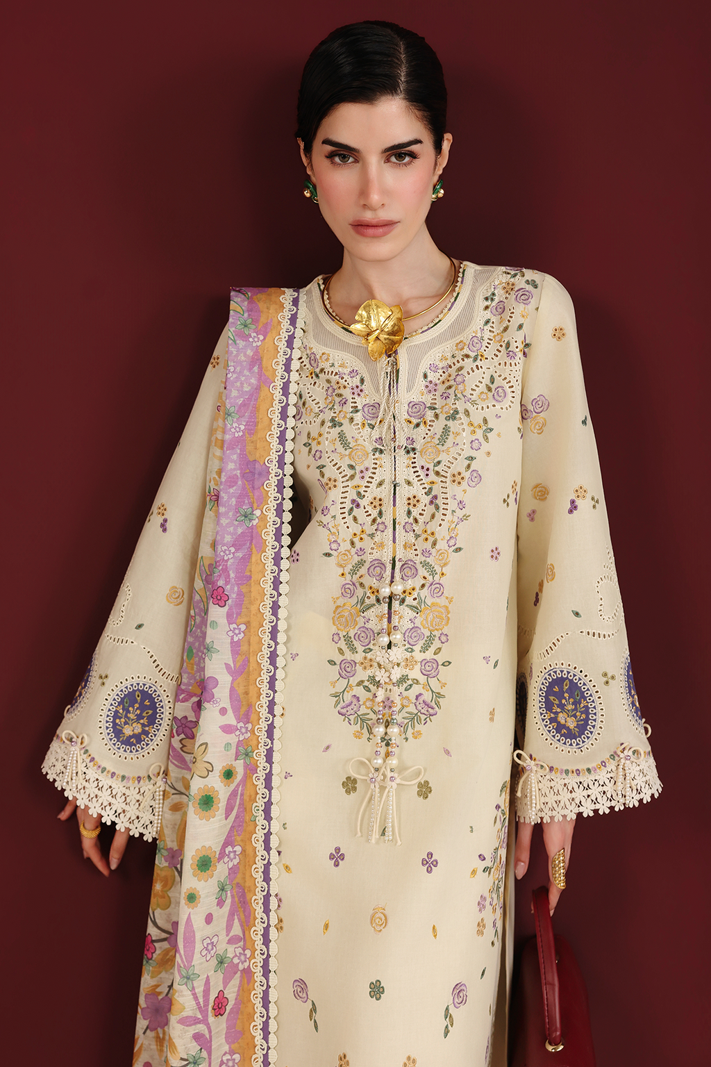 EMBROIDERED LAWN IL26-D01 JZ-IL26-D01-1-XS | 3 PIECES