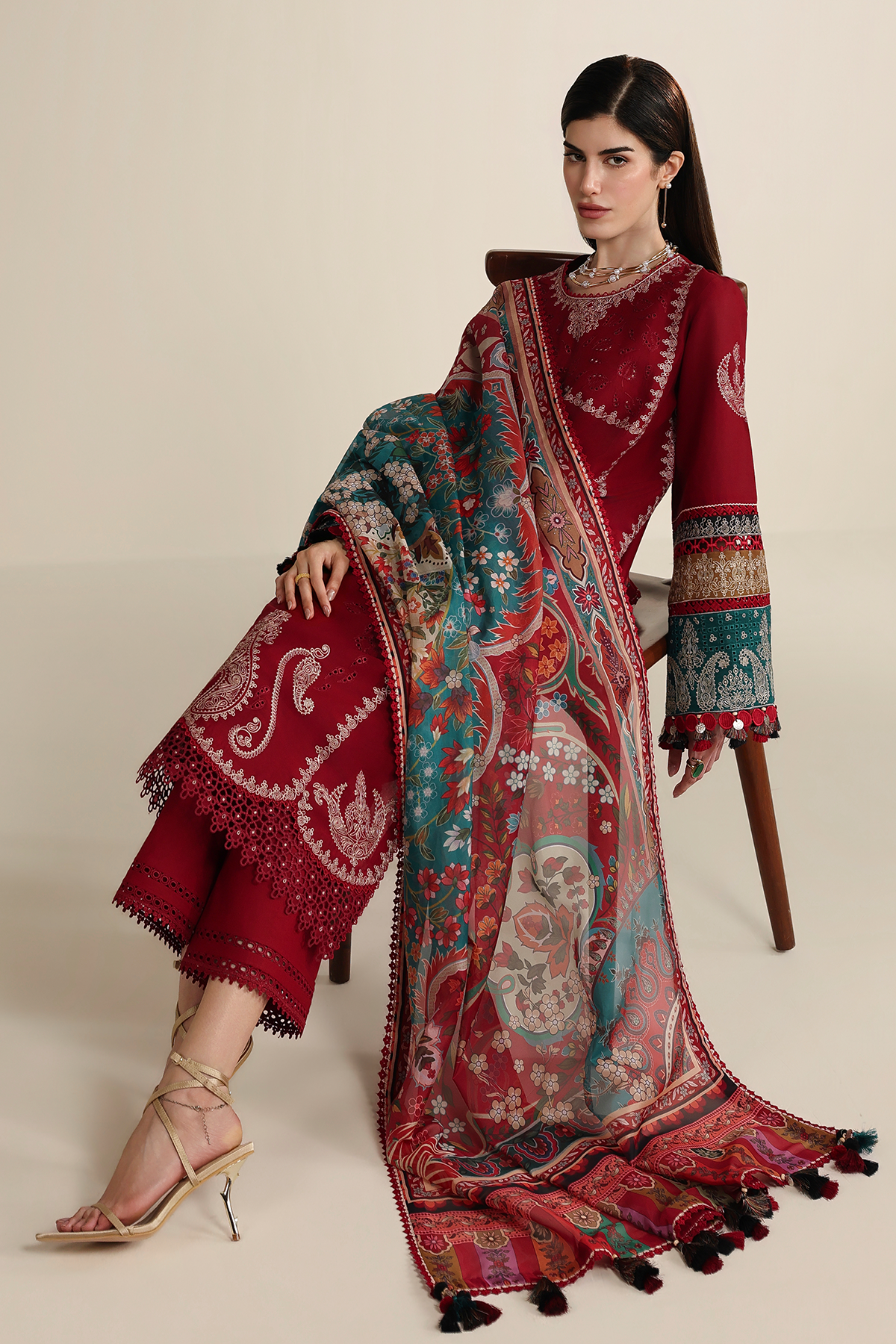 EMBROIDERED LAWN IL26-D08 JZ-IL26-D08-0 | 3 PIECES